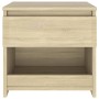 Bedside table made of plywood in oak color, measuring 40x30x39cm. by vidaXL, Nightstands - Ref: Foro24-803449, Price: 34,42 €...