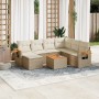 Set Gartensofas mit beigen Kissen 8 Stück PE Rattan von , Gartensets - Ref: Foro24-3259454, Preis: 529,54 €, Rabatt: %