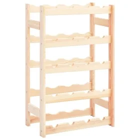Pine wood wine rack for 20 bottles by vidaXL, Wine racks - Ref: Foro24-286193, Price: 27,55 €, Discount: %
