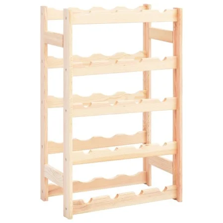 Pine wood wine rack for 20 bottles by vidaXL, Wine racks - Ref: Foro24-286193, Price: 27,55 €, Discount: %
