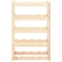 Pine wood wine rack for 20 bottles by vidaXL, Wine racks - Ref: Foro24-286193, Price: 27,55 €, Discount: %