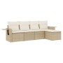 Garden sofa set with 5-piece synthetic rattan beige cushions by , Garden sets - Ref: Foro24-3252425, Price: 394,71 €, Discoun...