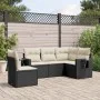 5-piece garden furniture set with black synthetic rattan cushions by , Garden sets - Ref: Foro24-3252503, Price: 331,32 €, Di...