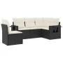 5-piece garden furniture set with black synthetic rattan cushions by , Garden sets - Ref: Foro24-3252503, Price: 331,32 €, Di...