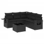 6-piece garden sofa set with black synthetic rattan cushions by , Garden sets - Ref: Foro24-3252492, Price: 436,14 €, Discoun...
