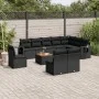 Garden sofa set 11 pieces and black synthetic rattan cushions by , Garden sets - Ref: Foro24-3256944, Price: 666,81 €, Discou...