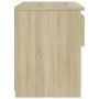 Bedside table made of plywood in oak color, measuring 40x30x39cm. by vidaXL, Nightstands - Ref: Foro24-803449, Price: 34,42 €...