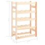 Pine wood wine rack for 20 bottles by vidaXL, Wine racks - Ref: Foro24-286193, Price: 27,18 €, Discount: %