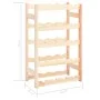 Pine wood wine rack for 20 bottles by vidaXL, Wine racks - Ref: Foro24-286193, Price: 27,55 €, Discount: %