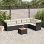 8-piece garden sofa set with black synthetic rattan cushions by , Garden sets - Ref: Foro24-3223676, Price: 422,64 €, Discoun...