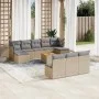 Garden sofa set 11 pieces with beige synthetic rattan cushions by , Garden sets - Ref: Foro24-3223868, Price: 603,92 €, Disco...