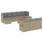 Garden sofa set 11 pieces with beige synthetic rattan cushions by , Garden sets - Ref: Foro24-3223868, Price: 603,92 €, Disco...
