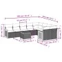 Garden sofa set with beige cushions, 10 pieces, made of synthetic rattan. by , Garden sets - Ref: Foro24-3260393, Price: 645,...