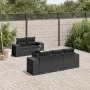 6-piece garden sofa set and black synthetic rattan cushions by , Garden sets - Ref: Foro24-3254632, Price: 472,07 €, Discount: %