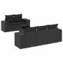 6-teilige Gartensofagarnitur und schwarze synthetische Rattankissen von , Gartensets - Ref: Foro24-3254632, Preis: 466,91 €, ...