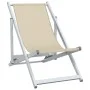 Klappbare Strandkörbe 2 Einheiten Aluminium und Textilene Creme von , Gartenstühle - Ref: Foro24-360169, Preis: 103,90 €, Rab...