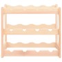 Pine wood wine rack for 12 bottles by vidaXL, Wine racks - Ref: Foro24-286191, Price: 20,99 €, Discount: %