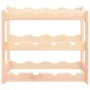 Pine wood wine rack for 12 bottles by vidaXL, Wine racks - Ref: Foro24-286191, Price: 20,47 €, Discount: %