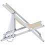 Klappbare Strandkörbe 2 Einheiten Aluminium und Textilene Creme von , Gartenstühle - Ref: Foro24-360169, Preis: 99,47 €, Raba...