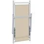 Sillas de playa plegables 2 unidades aluminio y textilene crema de , Sillas de jardín - Ref: Foro24-360169, Precio: 103,90 €,...
