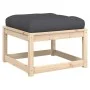 3-piece garden sofa set with solid pine wood and cushions by , Garden sets - Ref: Foro24-3216990, Price: 287,16 €, Discount: %