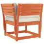 Set mit 3 Gartensofas mit Zirbenholzkissen wachsbraun von , Gartensets - Ref: Foro24-3216992, Preis: 344,52 €, Rabatt: %