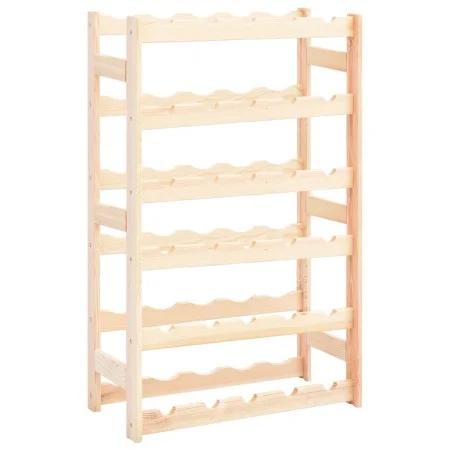Pine wood wine rack for 30 bottles by vidaXL, Wine racks - Ref: Foro24-286194, Price: 34,19 €, Discount: %