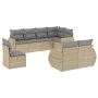 Set Gartensofas mit beigen Kissen 8 Stück PE Rattan von , Modulare Sofas für den Außenbereich - Ref: Foro24-3221638, Preis: 5...