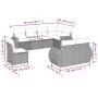 Set Gartensofas mit beigen Kissen 8 Stück PE Rattan von , Modulare Sofas für den Außenbereich - Ref: Foro24-3221638, Preis: 5...
