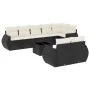 8-piece garden sofa set with black synthetic rattan cushions by , Modular outdoor sofas - Ref: Foro24-3221625, Price: 615,19 ...