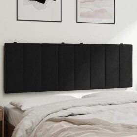 Gepolstertes Kopfteil aus schwarzem Samt, 120 cm von , Kopf- und Fußteile - Ref: Foro24-374663, Preis: 47,08 €, Rabatt: %