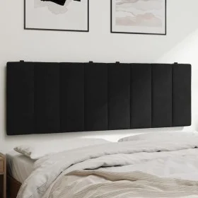 Gepolstertes Kopfteil aus schwarzem Samt, 120 cm von , Kopf- und Fußteile - Ref: Foro24-374663, Preis: 47,08 €, Rabatt: %