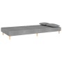 Two-seater sofa bed with two light gray fabric pillows. by , Sofas - Ref: Foro24-375887, Price: 254,44 €, Discount: %