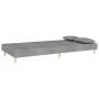 Two-seater sofa bed with two light gray fabric pillows. by , Sofas - Ref: Foro24-375887, Price: 248,79 €, Discount: %