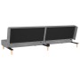 Two-seater sofa bed with two light gray fabric pillows. by , Sofas - Ref: Foro24-375887, Price: 254,44 €, Discount: %