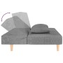 Two-seater sofa bed with two light gray fabric pillows. by , Sofas - Ref: Foro24-375887, Price: 254,44 €, Discount: %