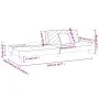 Sofá cama de 2 plazas con dos almohadas tela gris claro de , Sofás - Ref: Foro24-375887, Precio: 248,76 €, Descuento: %