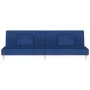 Two-seater sofa bed with two blue fabric pillows. by , Sofas - Ref: Foro24-375893, Price: 246,97 €, Discount: %