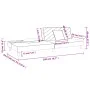 2-Sitzer-Schlafsofa mit zwei blauen Stoffkissen von , Sofas - Ref: Foro24-375893, Preis: 246,97 €, Rabatt: %