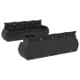 Set aus 8-teiligen Gartensofas und Kissen Kunstrattan schwarz von , Gartensets - Ref: Foro24-3253482, Preis: 587,81 €, Rabatt: %