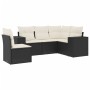 5-teiliges Gartenmöbel-Set und Kissen aus synthetischem Rattan schwarz von , Gartensets - Ref: Foro24-3254903, Preis: 337,82 ...