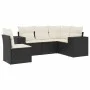 Set de muebles de jardín 5 pzas y cojines ratán sintético negro de , Conjuntos de jardín - Ref: Foro24-3254903, Precio: 344,8...