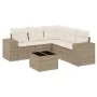 Set Gartensofas mit Kissen 6 Stück synthetisches Rattan beige von , Gartensets - Ref: Foro24-3222557, Preis: 450,70 €, Rabatt: %