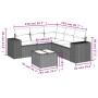 Set Gartensofas mit Kissen 6 Stück synthetisches Rattan beige von , Gartensets - Ref: Foro24-3222557, Preis: 417,78 €, Rabatt: %