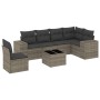 7-teilige Gartensofagarnitur mit grauen PE-Rattankissen von , Gartensets - Ref: Foro24-3222639, Preis: 435,55 €, Rabatt: %