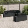 7-piece garden dining set with black synthetic rattan cushions by , Garden sets - Ref: Foro24-3222804, Price: 606,52 €, Disco...