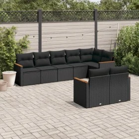 8-piece garden sofa set with black synthetic rattan cushions by , Garden sets - Ref: Foro24-3258548, Price: 563,90 €, Discoun...