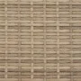 Doppelte Sonnenliege mit Verdeck und beigefarbenen synthetischen Rattan-Kissen von , Liegen - Ref: Foro24-365811, Preis: 366,...