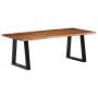 Solid acacia wood honey brown coffee table 110x55x40 cm by , Coffee table - Ref: Foro24-374950, Price: 132,22 €, Discount: %