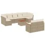 Garden sofa set with beige cushions, 10 pieces, made of synthetic rattan. by , Garden sets - Ref: Foro24-3258698, Price: 677,...